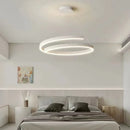 lustre spirale en aluminium led pour décoration maison