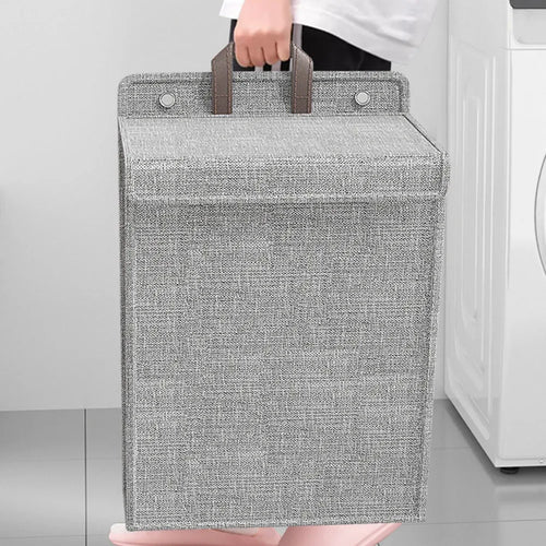 panier à linge adhésif pliable mural multifonctionnel pour vêtements - vue 3 sur 10