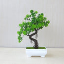 plantes artificielles décoratives bonsaï en pot pour jardin zen