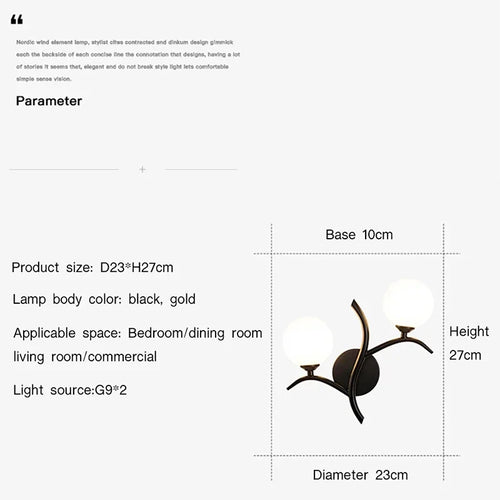 applique murale led décorative pour intérieur moderne et chic - vue 6 sur 8