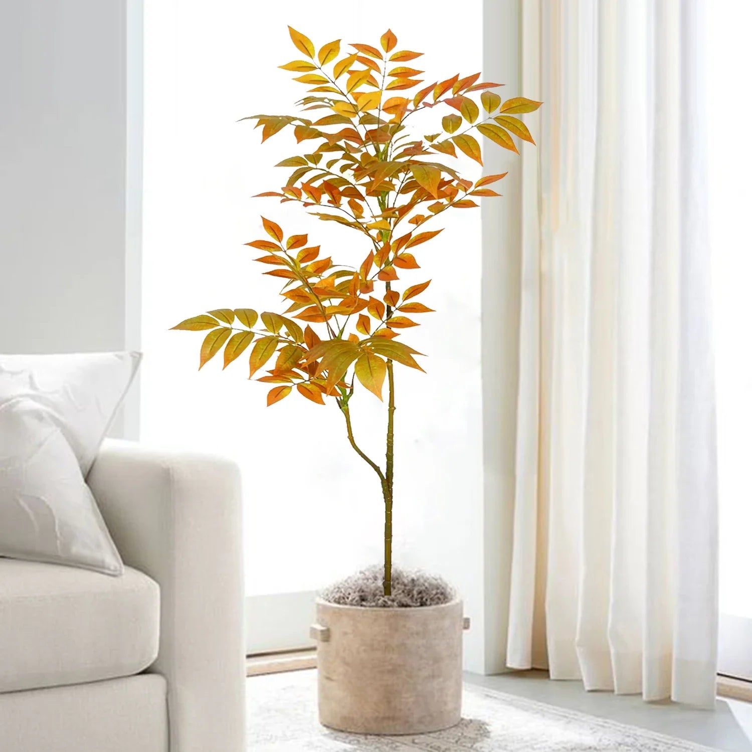 banyan artificiel palmier en plastique pour décoration intérieure et festive - vue 3 sur 13