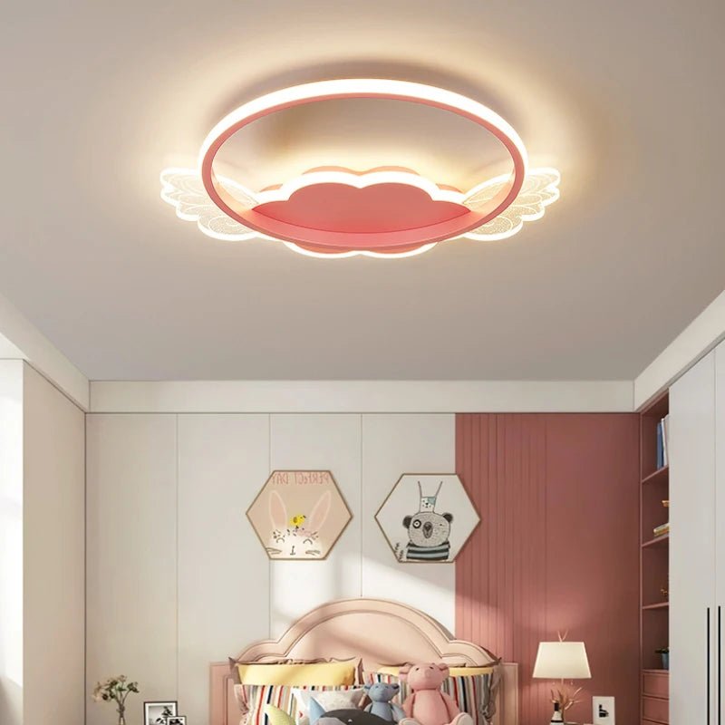 plafonnier nuage mignon pour chambre de princesse fille - vue 4 sur 11