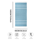 serviette de plage turque rayures franges sechage rapide