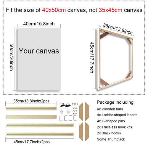 cadre mural en bois pour toiles et peintures décoratives - vue 17 sur 30