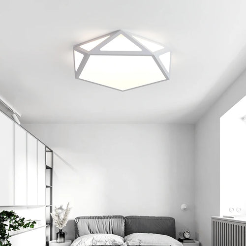 plafonnier led ultra-mince moderne géométrique simple et créatif - vue 5 sur 18