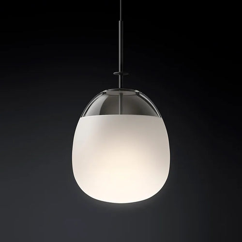 suspension tempo design en verre pour espace moderne - vue 6 sur 9