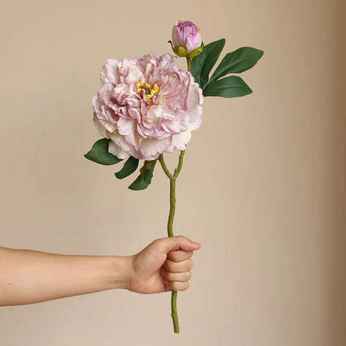 grandes fleurs artificielles de pivoine pour décoration élégante - vue 2 sur 12