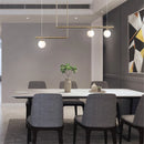 lustre design moderne abat-jour verre nordique éclairage bar luminaire suspendu
