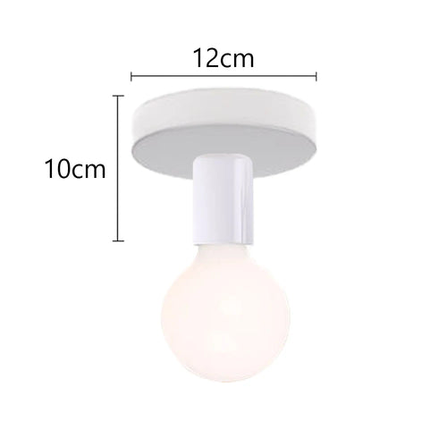 plafonnier led moderne style industriel rétro pour décoration intérieure - vue 12 sur 14