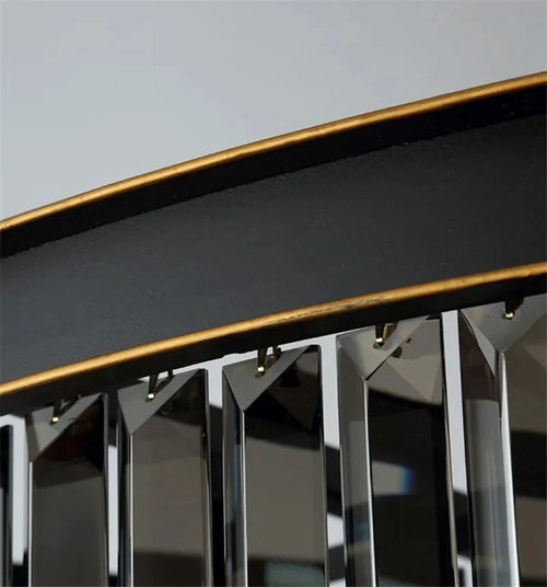 plafonnier moderne en cristal rond pour intérieur lumineux - vue 6 sur 5
