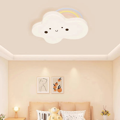 plafonnier nuage arc-en-ciel pour chambre d'enfant décor moderne - vue 3 sur 10