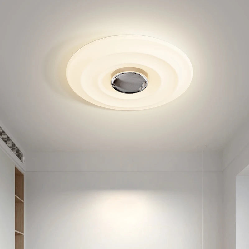 plafonnier moderne rond à LED pour éclairage intérieur décoratif - vue 6 sur 10
