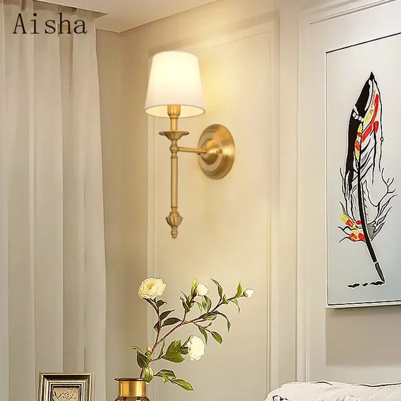 applique murale en cuivre design luxueux pour intérieur élégant - vue 4 sur 8