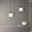 suspension design moderne led en verre câble réglable