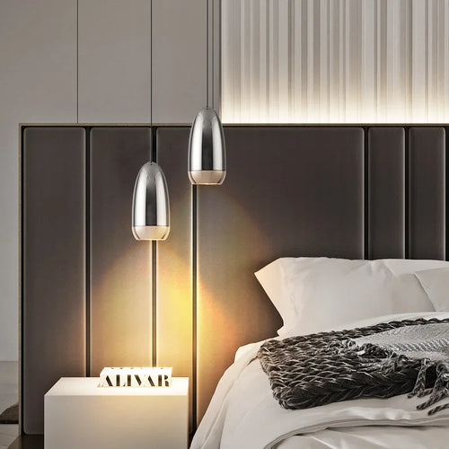 suspension led minimaliste avec gradation tactile et irc élevé - vue 3 sur 16