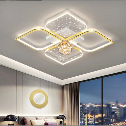 plafonnier led luxueux pour un éclairage moderne intérieur - vue 4 sur 10