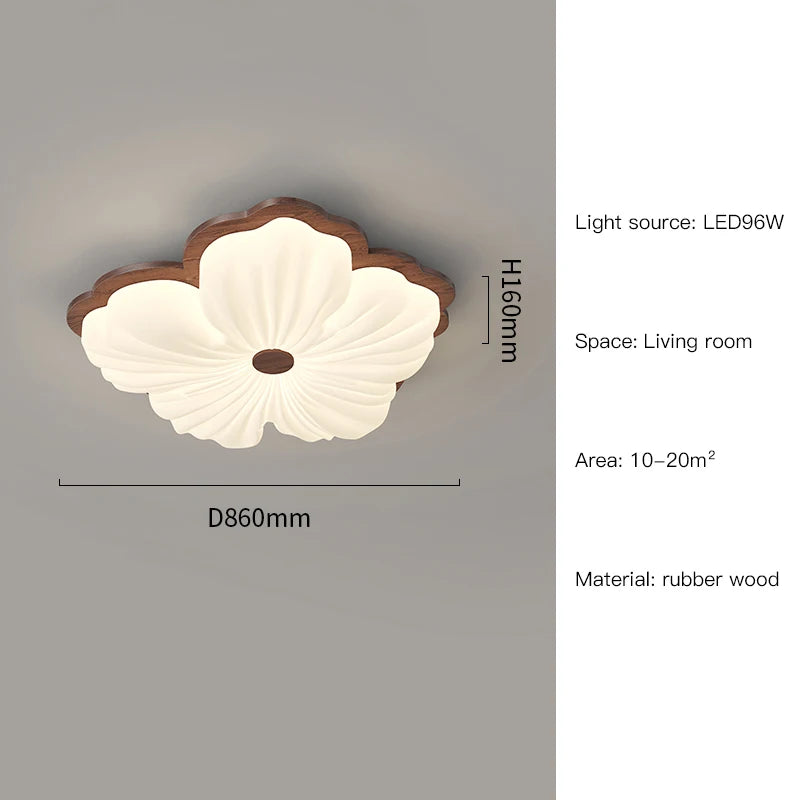 plafonnier moderne en bois pour décoration intérieure élégante - vue 12 sur 13