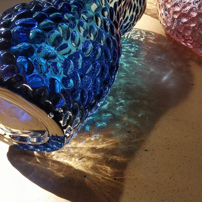 vase en verre nordique transparent pour décorations florales élégantes - vue 4 sur 11