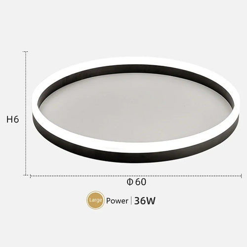 plafonnier moderne à leds pour décoration intérieure élégante et lumineuse - vue 5 sur 16