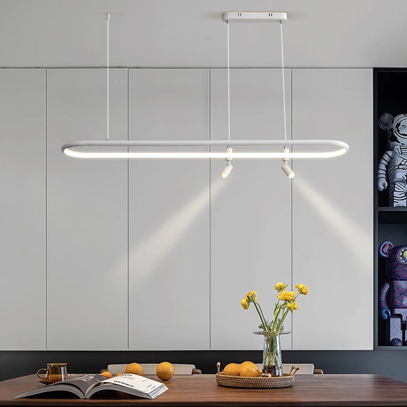lustre nordique moderne pour décoration de table à manger - vue 5 sur 12