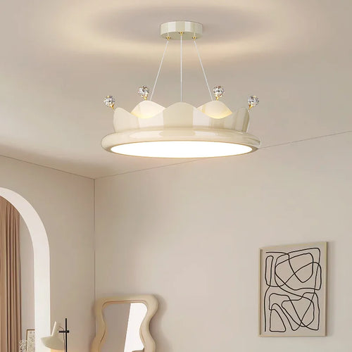lustre romantique en cristal pour chambre d'enfant princesse - vue 3 sur 13