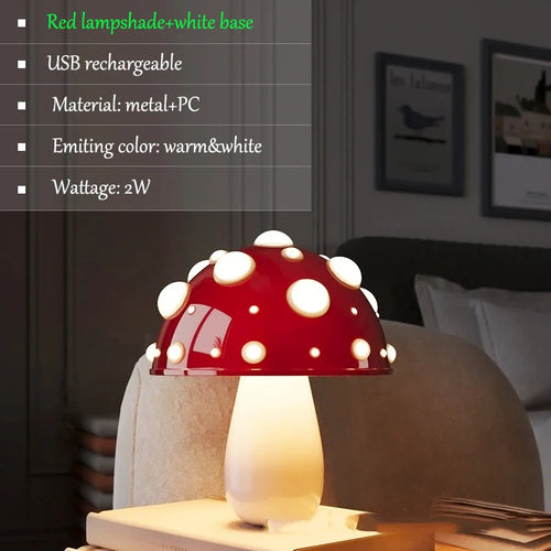 Lampe de Table LED en forme de champignon - vue 15 sur 16