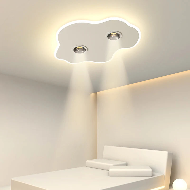 plafonnier led moderne créatif en forme de nuage luminaire décoratif d'intérieur - vue 5 sur 8