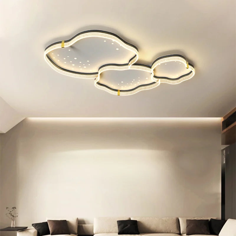 plafonnier led moderne élégant pour décoration intérieure raffinée - vue 6 sur 12