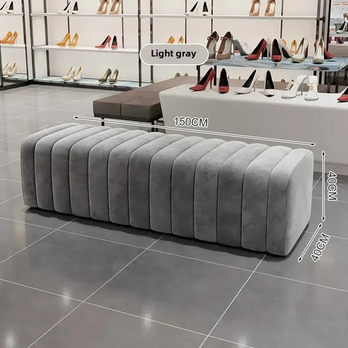 banc à chaussures design moderne avec repose pieds doux et confortable - vue 22 sur 26