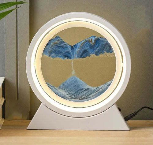 lampe de table créative avec sable mouvant 3D décoratif - vue 23 sur 24