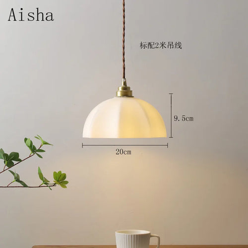suspension design en cuivre pour restaurant et magasin - vue 5 sur 6