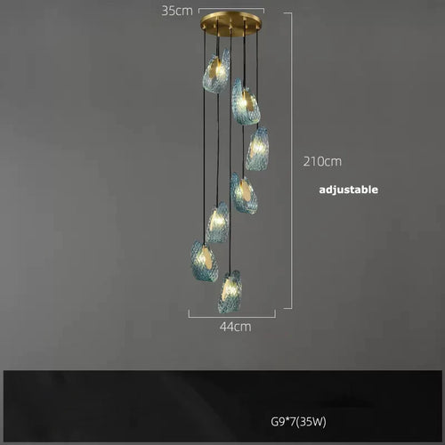 lustre art déco en cuivre pour un éclairage élégant - vue 17 sur 20