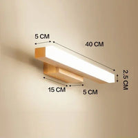 Applique murale LED pour miroir salle de bain