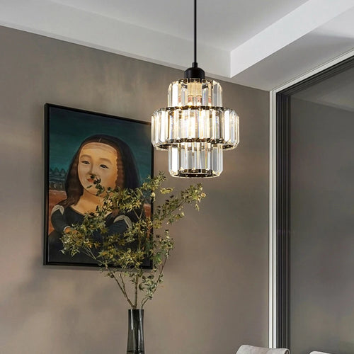 Nordique moderne K9 cristal Lustre intérieur plafonnier couloir escaliers suspension chambre Lustre salle à manger luminaires décor à la maison - vue 2 sur 16