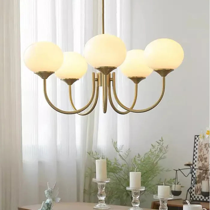Lustre design doré nordique Simple - vue 9 sur 11