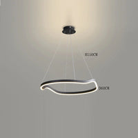 lustre suspension led pour éclairage intérieur moderne