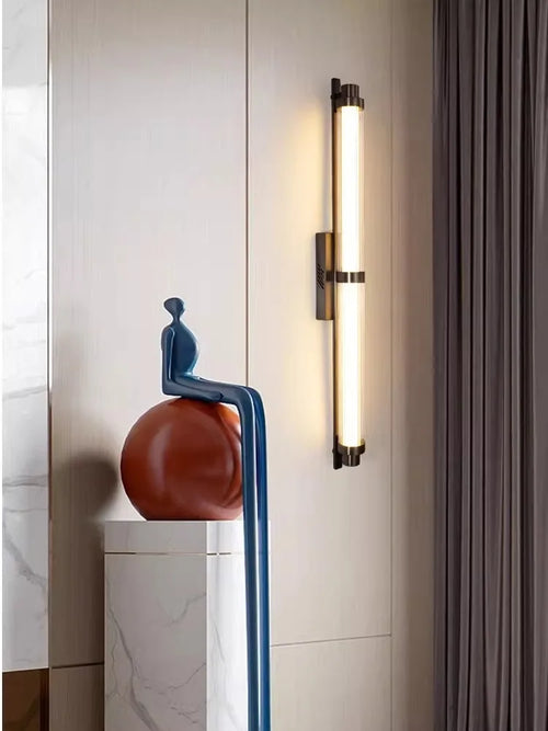 applique murale cylindrique à led moderne pour intérieur élégant - vue 3 sur 10