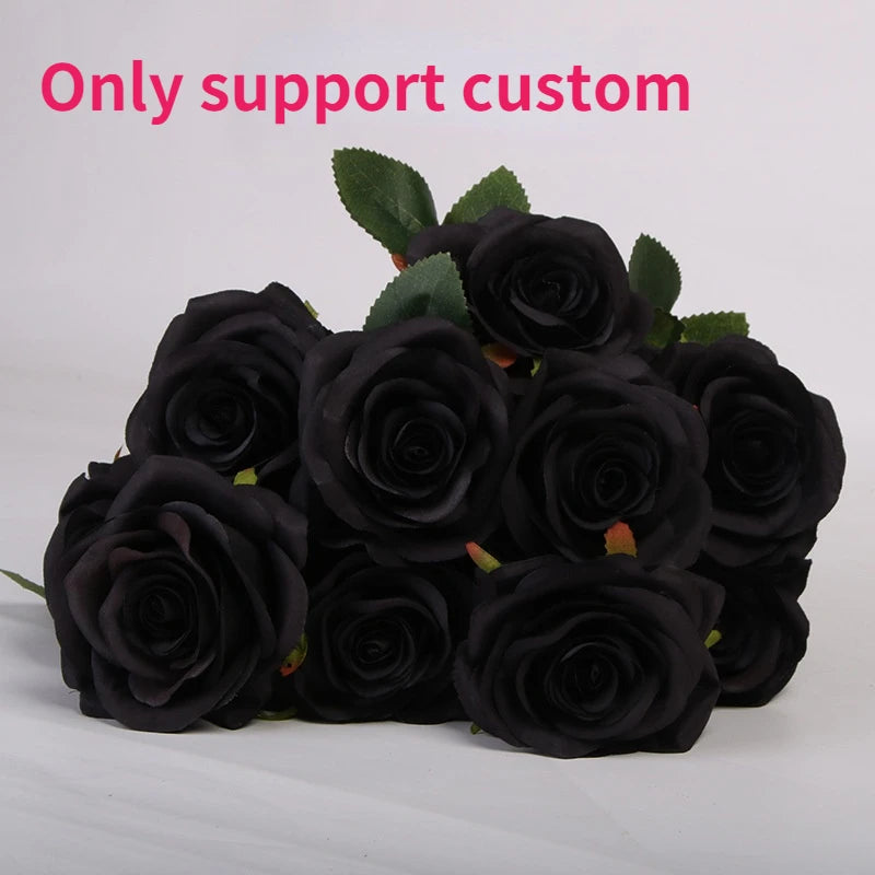bouquet de roses artificielles pour mariage et décoration intérieure - vue 15 sur 27