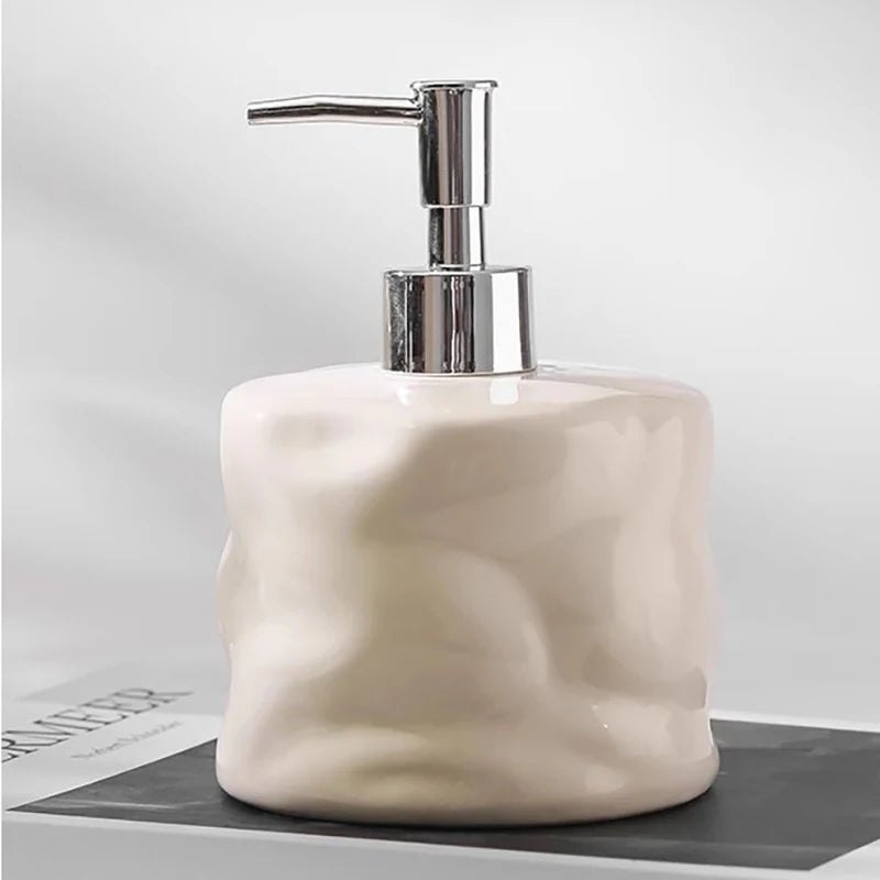 bouteille en céramique 600 ml pour lotion et savon désinfectant - vue 8 sur 8