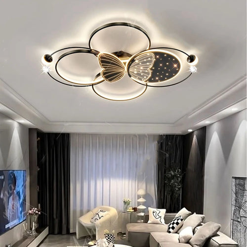 plafonnier led intelligent design moderne pour intérieur 2023 - vue 3 sur 7