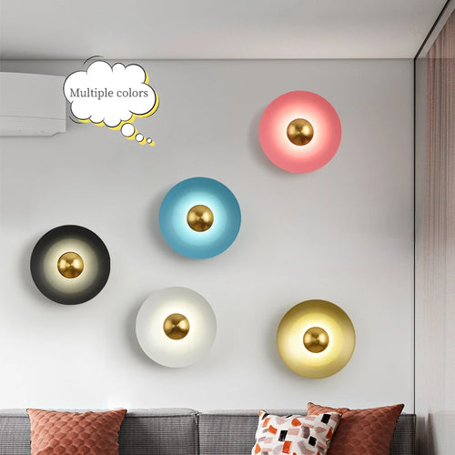 applique murale led en fer au design minimaliste moderne - vue 3 sur 11