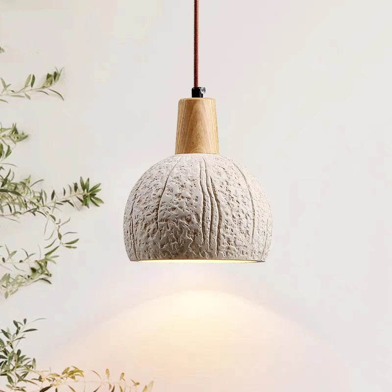 lustre japonais wabi-sabi style nordique pour décoration intérieure - vue 4 sur 7