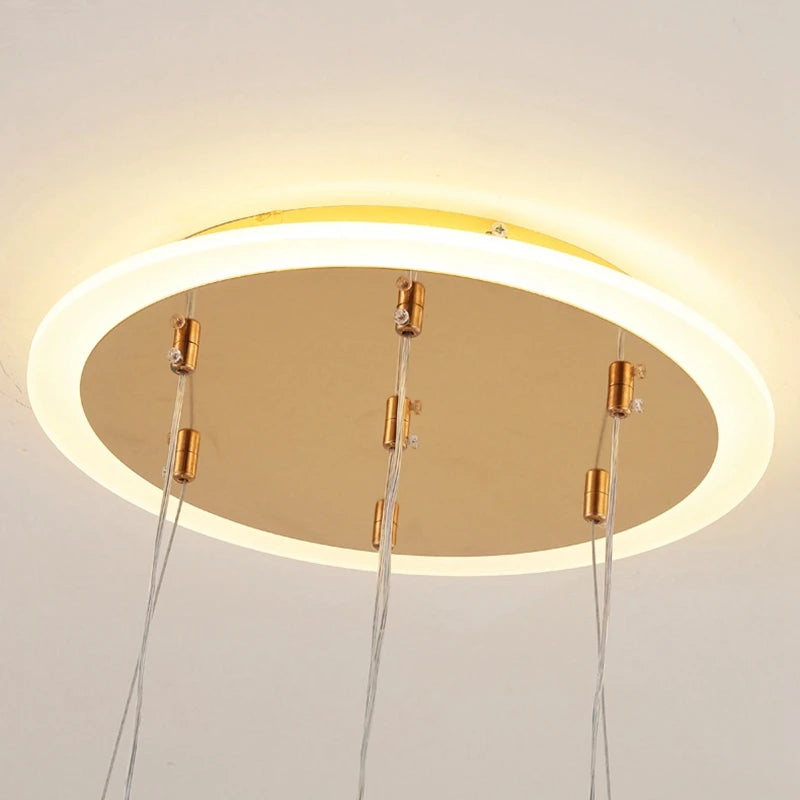 suspension moderne lumineuse pour restaurant bar ou appartement - vue 6 sur 10