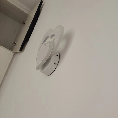 applique murale led simple design coeur nordique moderne - vue 7 sur 8