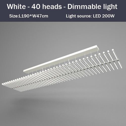 Lustre design LED en baguette lumineuse Bilbao - vue 15 sur 15