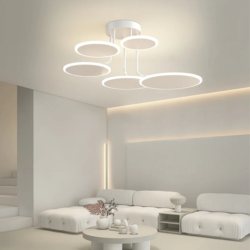 lustre en acrylique design pour intérieur moderne élégant et lumineux - vue 3 sur 14