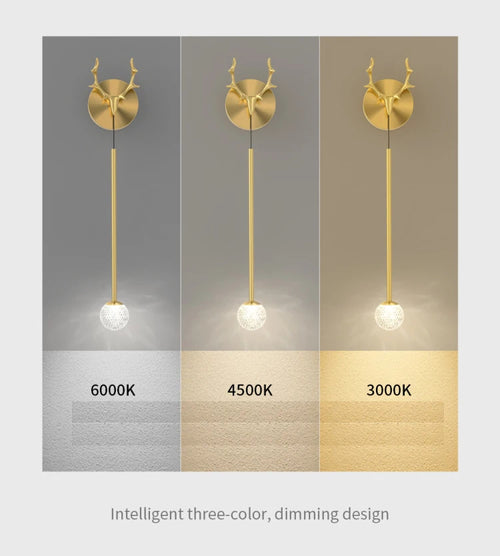 applique murale en cuivre design pour intérieur créatif et moderne - vue 3 sur 9