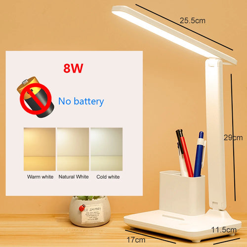 lampe de bureau led tactile usb gradation protection yeux - vue 18 sur 29