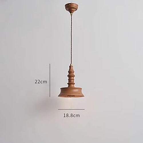suspension en bois vintage pour bar restaurant nordique - vue 6 sur 7