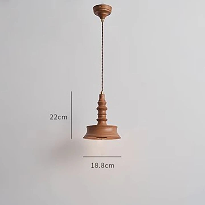 suspension en bois vintage pour bar restaurant nordique - vue 6 sur 7